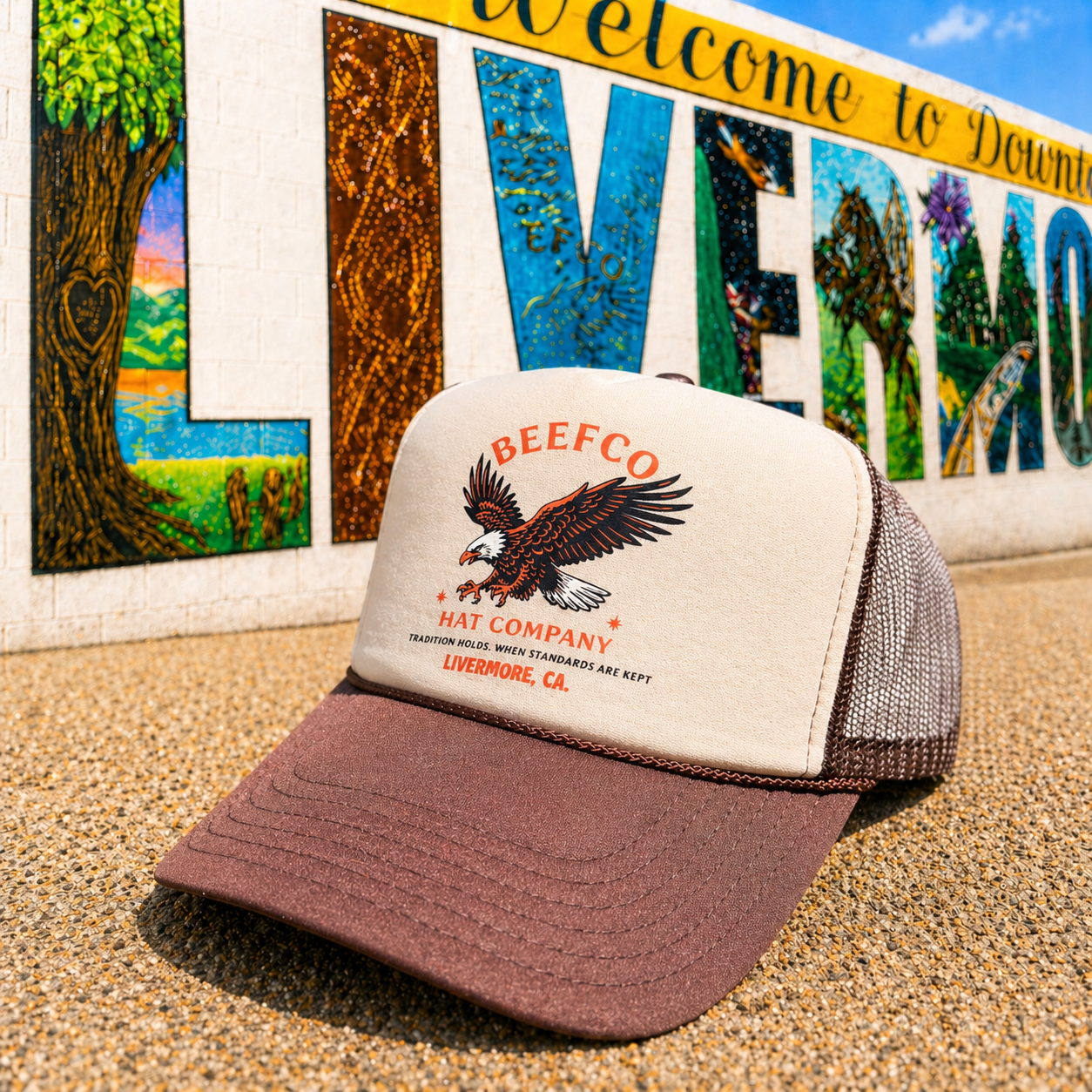 Iron Eagle trucker hat