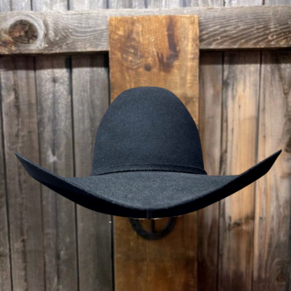 Rodeo King 7X | Open Crown | 4 1/2" Brim | Black
